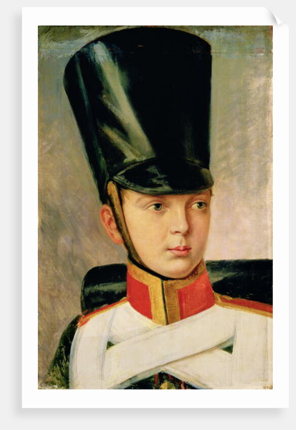 Portrait of Crown Prince Alexander Nikolayevich, 1830 by Aleksandr Ivanovic Zauervejd'
