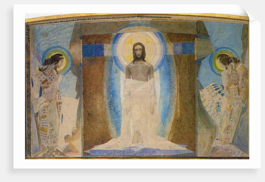 Resurrection, 1887 by Mikhail Aleksandrovich Vrubel