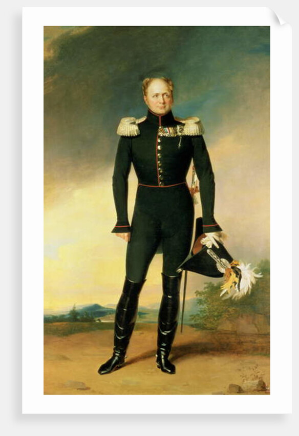 Portrait of Emperor Alexander I 1825 by George Dawe
