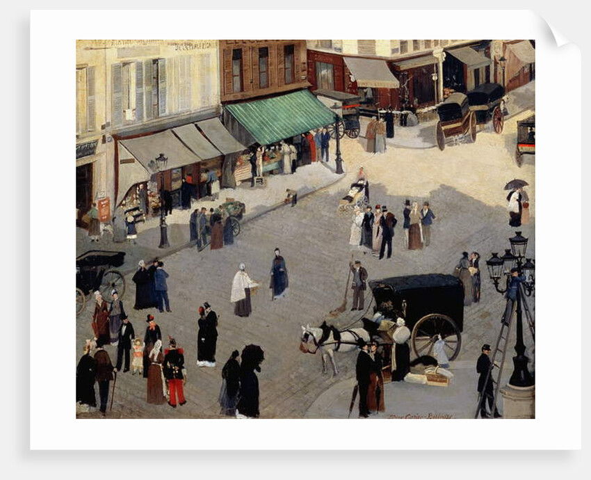 La Place Pigalle, Paris, 1880s by Pierre Carriere-Belleuse