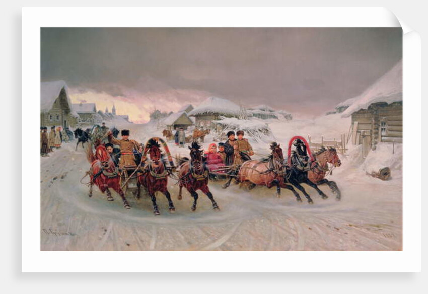 Shrovetide, 1889 by Petr Nicolaevich Gruzinsky