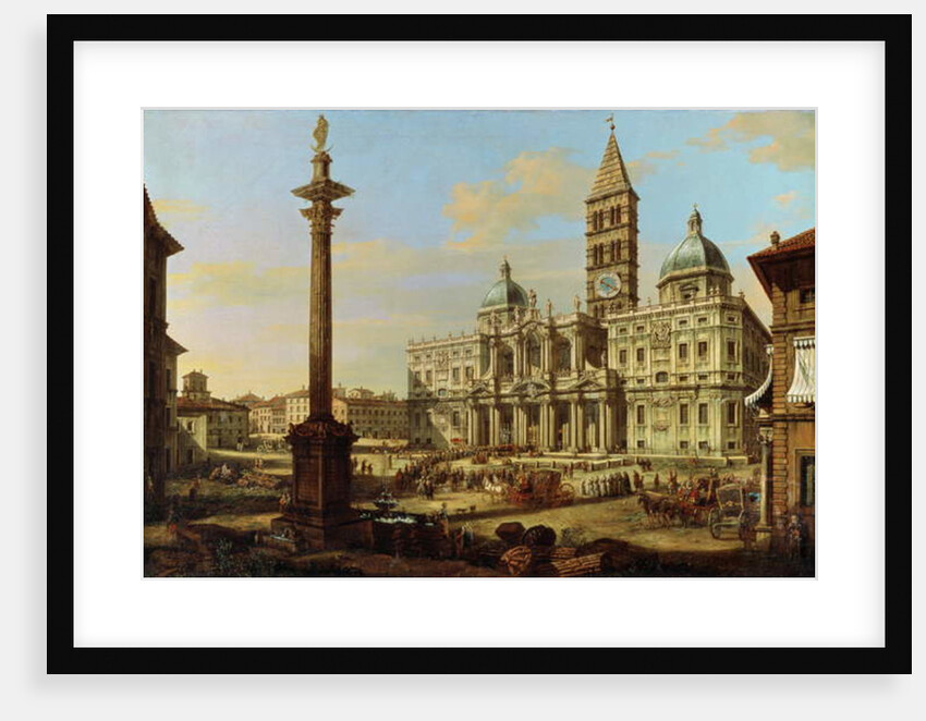 Santa Maria Maggiore, Rome, 1739 by Bernardo Bellotto