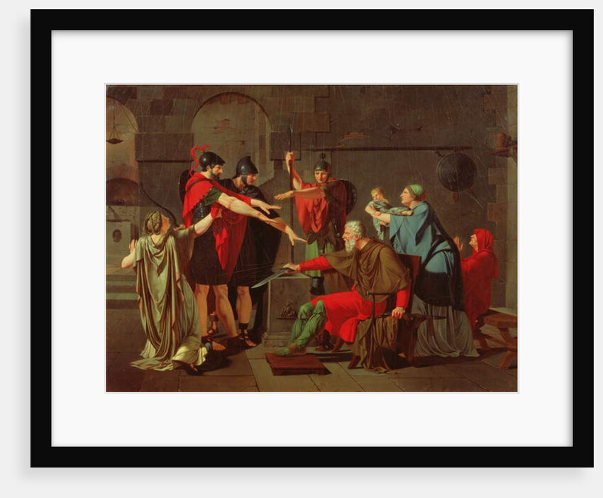 The Oath of the Horatii, 1791 by Armand Charles Caraffe