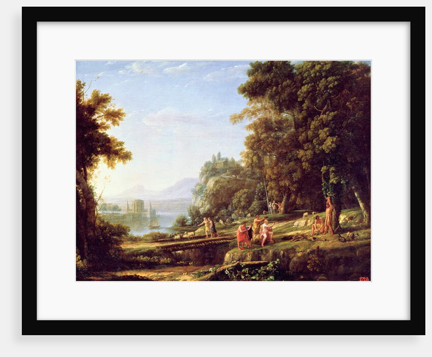 Landscape with Apollo and Marsyas, 1639-40 by Claude Lorrain