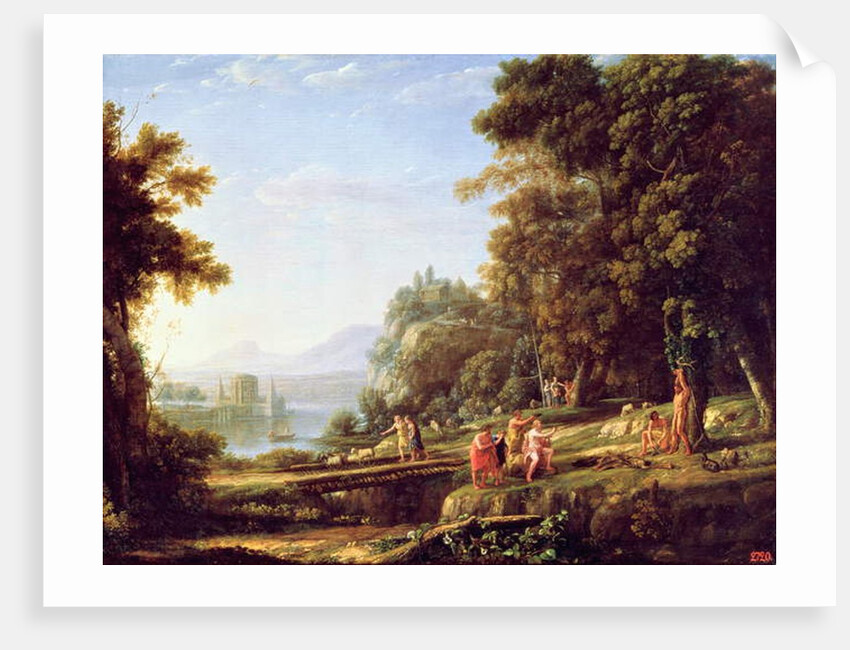 Landscape with Apollo and Marsyas, 1639-40 by Claude Lorrain