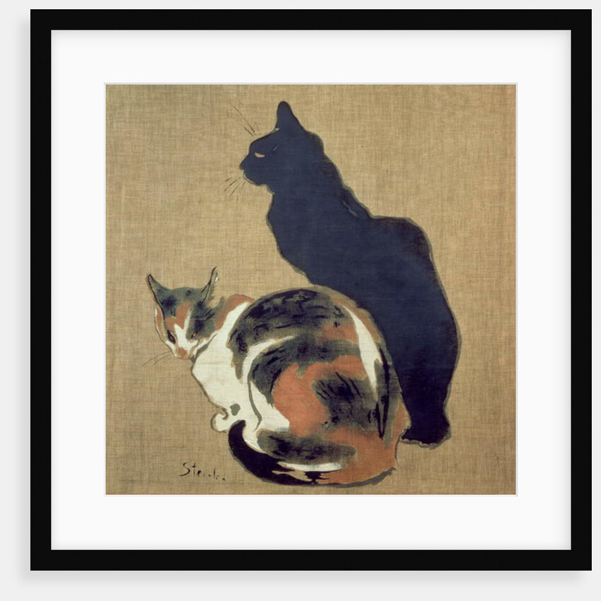 Deux chats, 1894 by Theophile Alexandre Steinlen