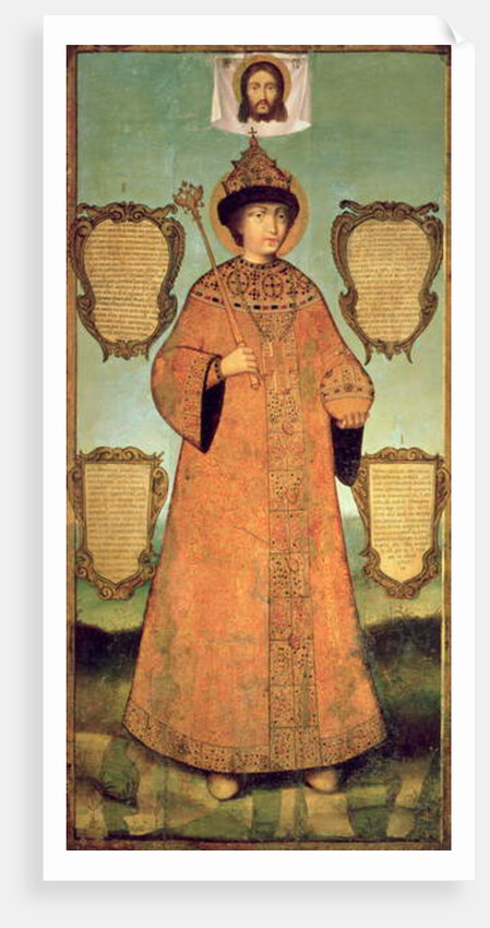 Portrait of Czar Fyodor Alexeevich by Ivan Bezmin