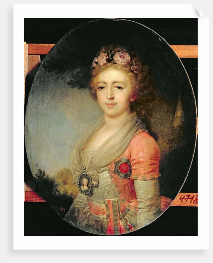 Portrait of Grand Duchess Alexandra, c.1798 by Vladimir Lukich Borovikovsky