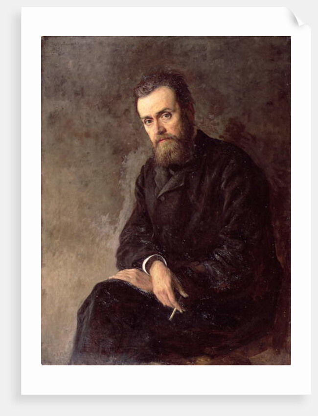 Portrait of Gleb I. Uspensky 1884 by Nikolai Aleksandrovich Yaroshenko