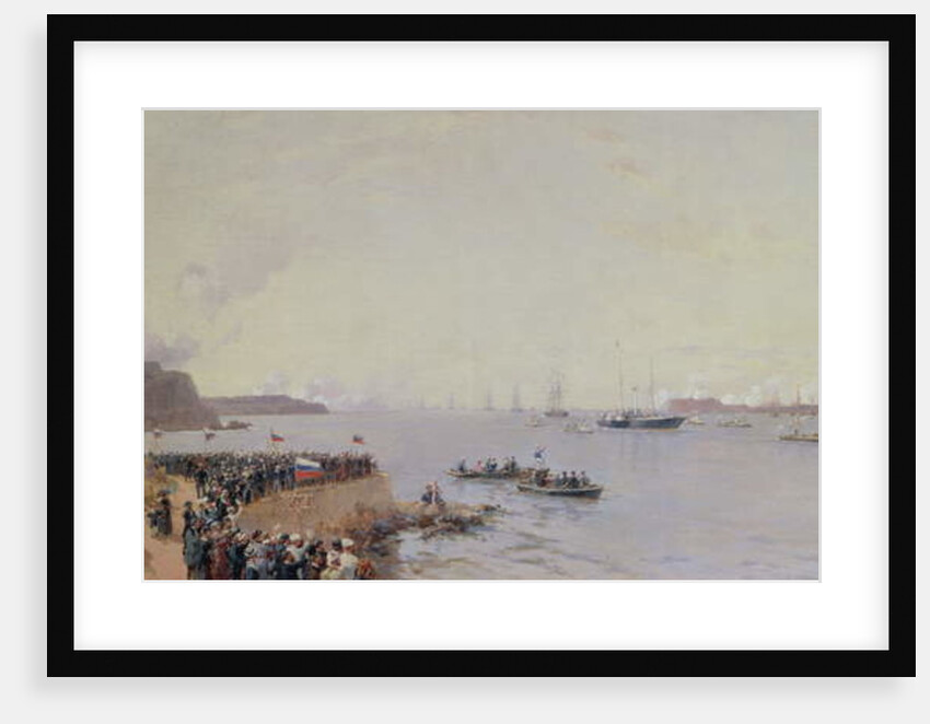 Arrival of Emperor Alexander III at Sevastopol, 1887 by Aleksandr Karlovich Beggrov