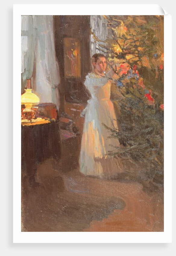 The Christmas Tree, 1910 by Alexei Mikhailovich Korin