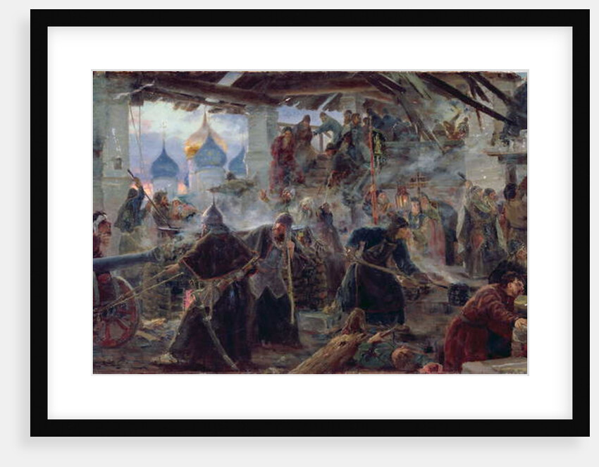 The Defence of the Trinity Sergius Cloister in Zagorsk, 1892 by Sergei Dmitrievich Miloradovich