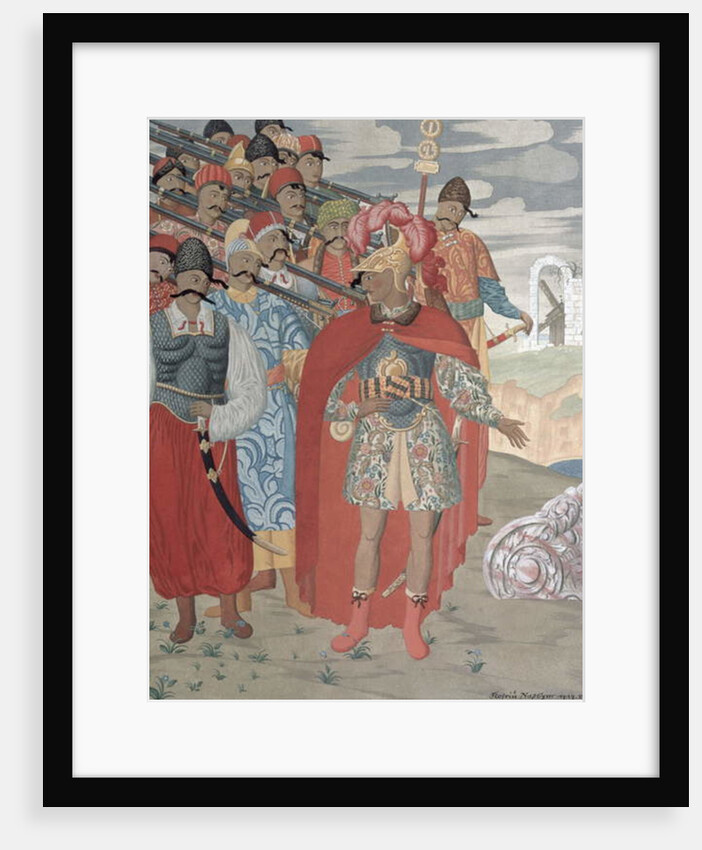Aeneas and his Soldiers, 1919 by Georgy Narbut