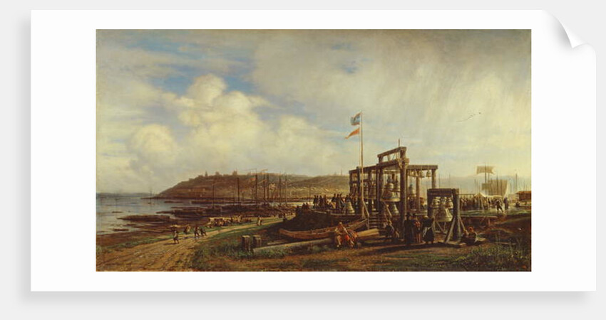 Bell Stalls at a Market in Nizhny Novgorod, 1862 by Aleksei Petrovich Bogolyubov