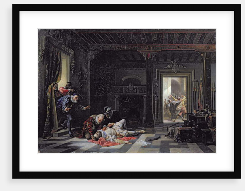 The Death of the Prince of Orange, 1861 by Stanislaus von Chlebowski