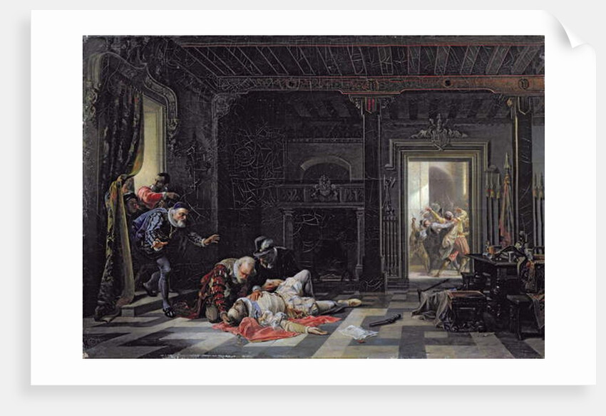 The Death of the Prince of Orange, 1861 by Stanislaus von Chlebowski