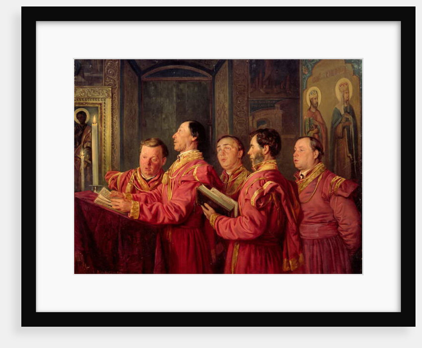 Choristers in the Church, 1870 by Vladimir Egorovic Makovsky