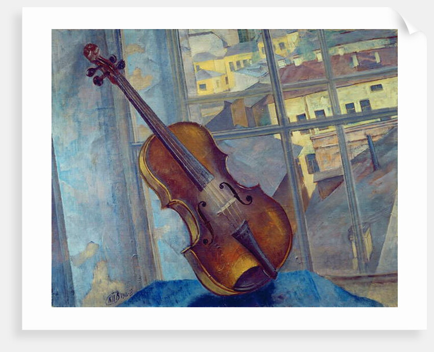 Violin, 1918 by Kuzma Sergeevich Petrov-Vodkin