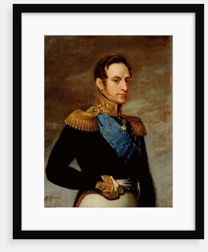 Portrait of Tsar Nicholas I 1826 by Vasili Andreevich Tropinin