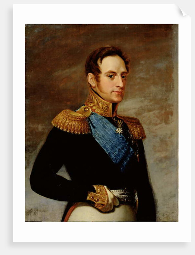 Portrait of Tsar Nicholas I 1826 by Vasili Andreevich Tropinin