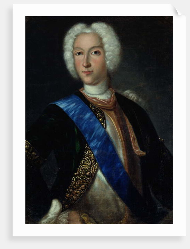 Portrait of Tsar Peter II by Johann Heinrich Wedekind