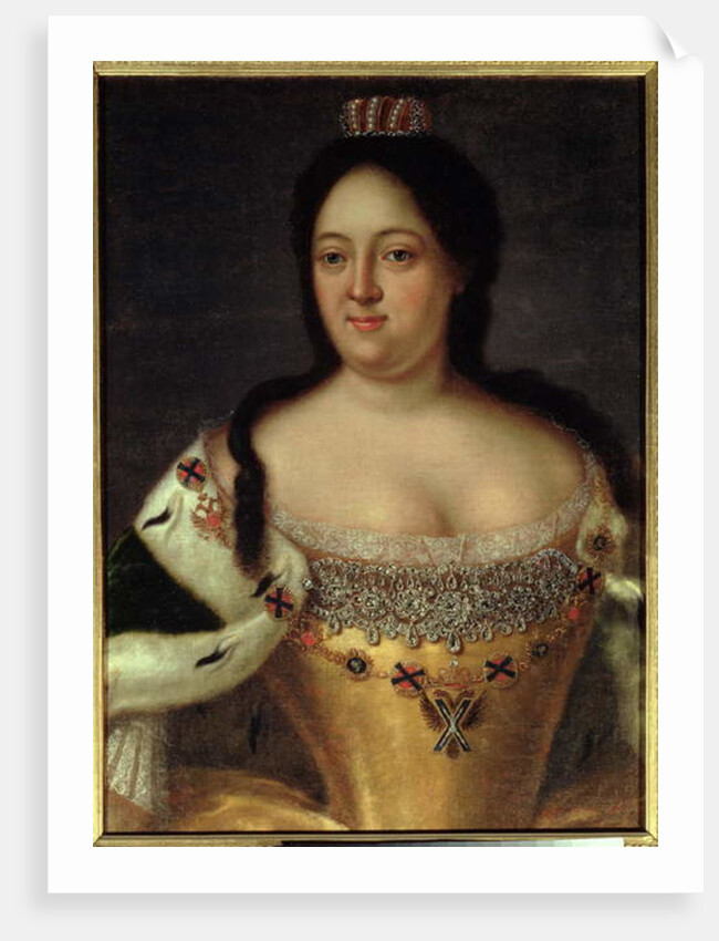 Portrait of Empress Anna Ioannovna by Johann Heinrich Wedekind