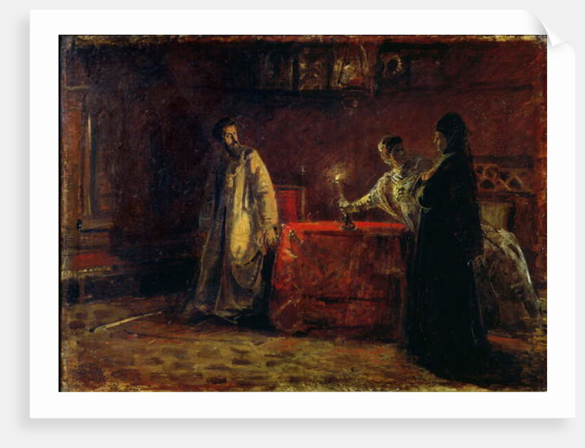 Tsar Boris Godunov and Tsarina Martha, 1874 by Nikolai Nikolajevitch Gay