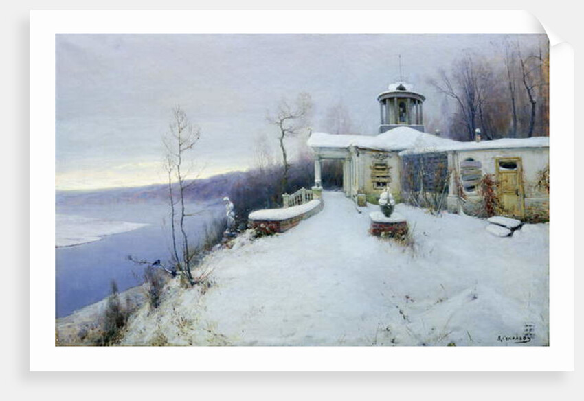 A deserted manor house by Vladimir Pavlovich Solokov