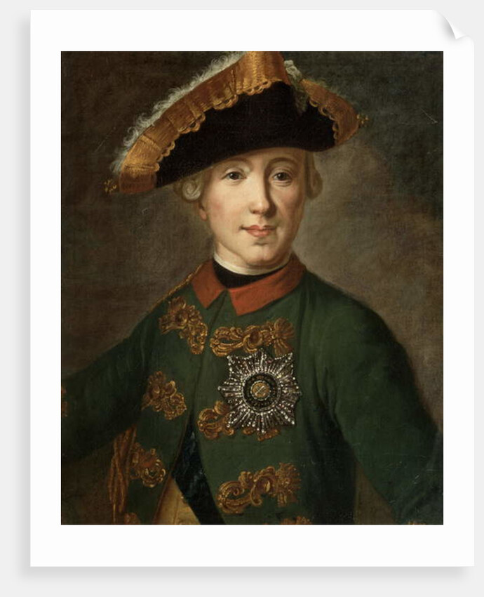 Portrait of Tsar Peter III by Fedor Stepanovich Rokotov