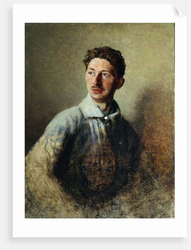 Portrait of the poet Sergey Gorodetsky 1909 by Ivan Kirillovich Parkhomenko