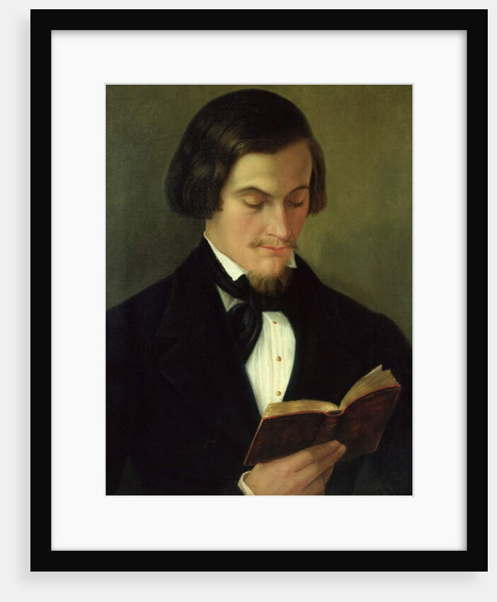 Portrait of the poet Heinrich Heine 1842 by Amalia Keller
