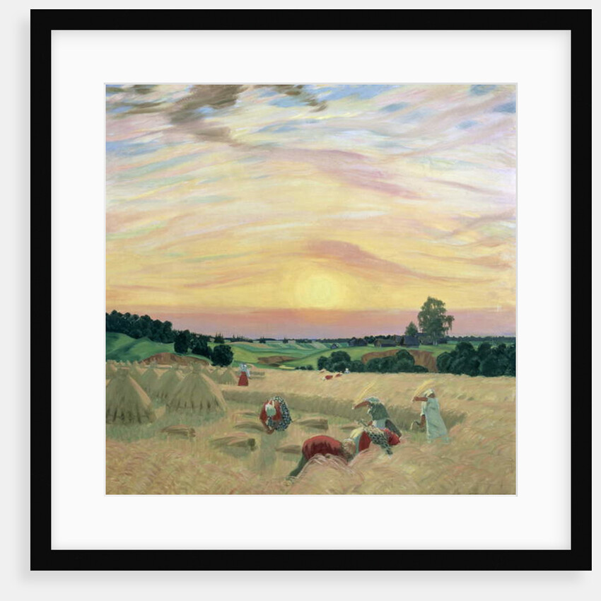 The Harvest, 1914 by Boris Mikhailovich Kustodiev