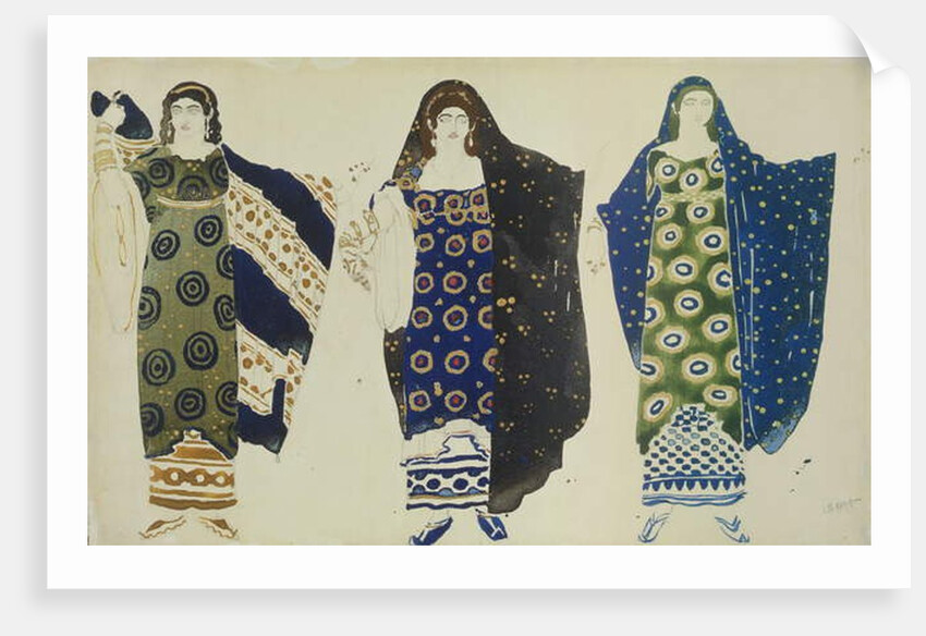 Costume Design for 'Oedipus at Colonus' by Sophocles, 1904 by Leon Bakst