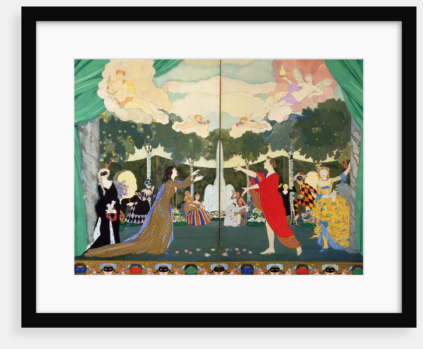 Curtain Design for the 'Free Theatre' in Moscow, 1913 by Konstantin Andreevic Somov