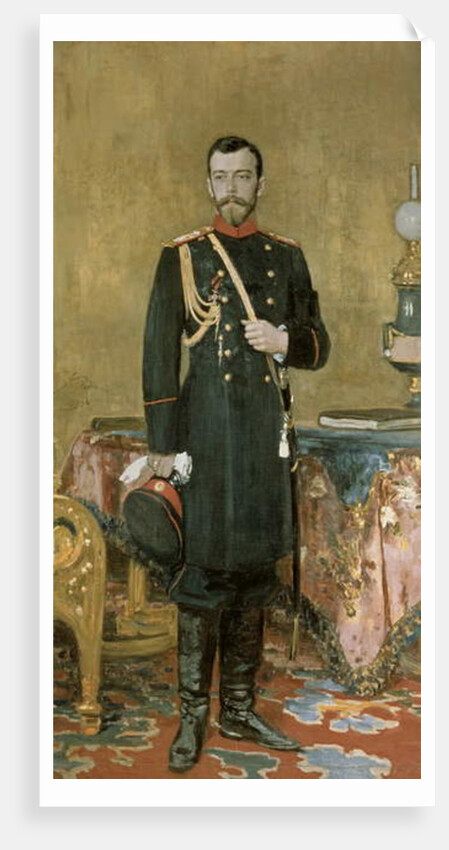 Portrait of Emperor Nicholas II 1895 by Ilya Efimovich Repin