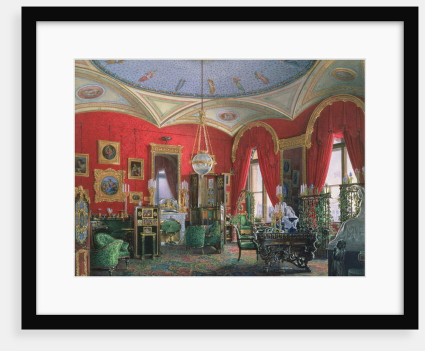 Interior of the Winter Palace by Eduard Hau