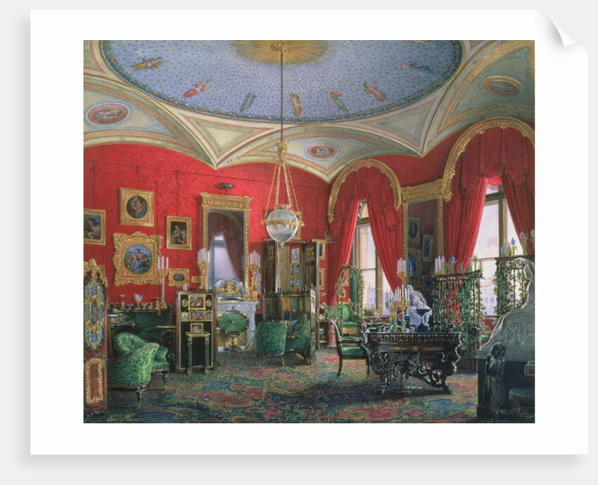 Interior of the Winter Palace by Eduard Hau