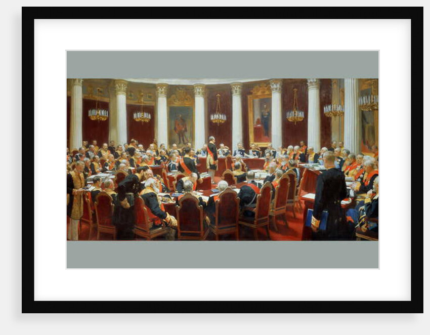 The Ceremonial Sitting of the State Council, 7th May 1901 by Ilya Efimovich Repin