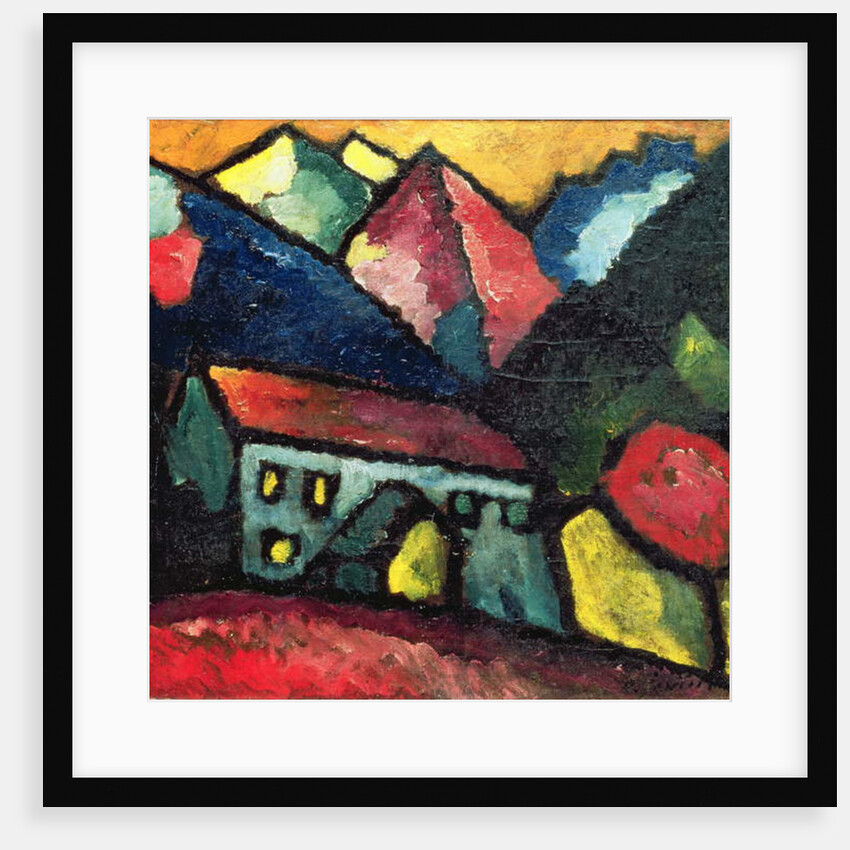 A House in the Mountains, c.1912 by Alexej von Jawlensky
