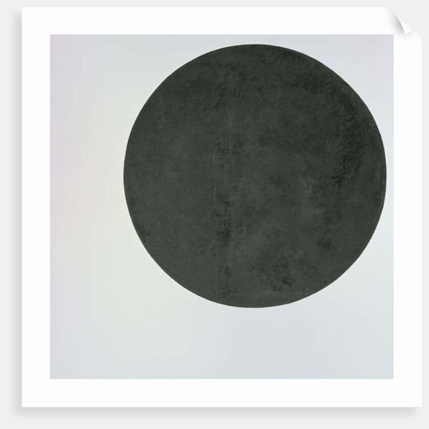 Black Circle, around 1923 by Kazimir Severinovich Malevich
