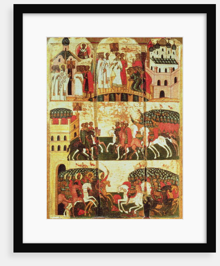 Battle between the Novgorodians and Suzdalians by School Russian