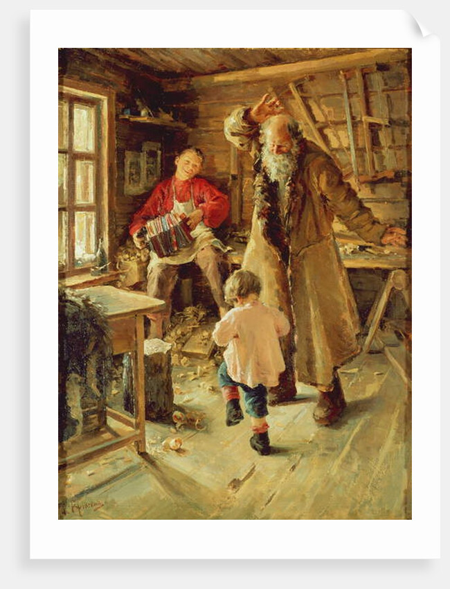 A Merry Moment, 1897 by Antonina Leonardov Rzhevskaya