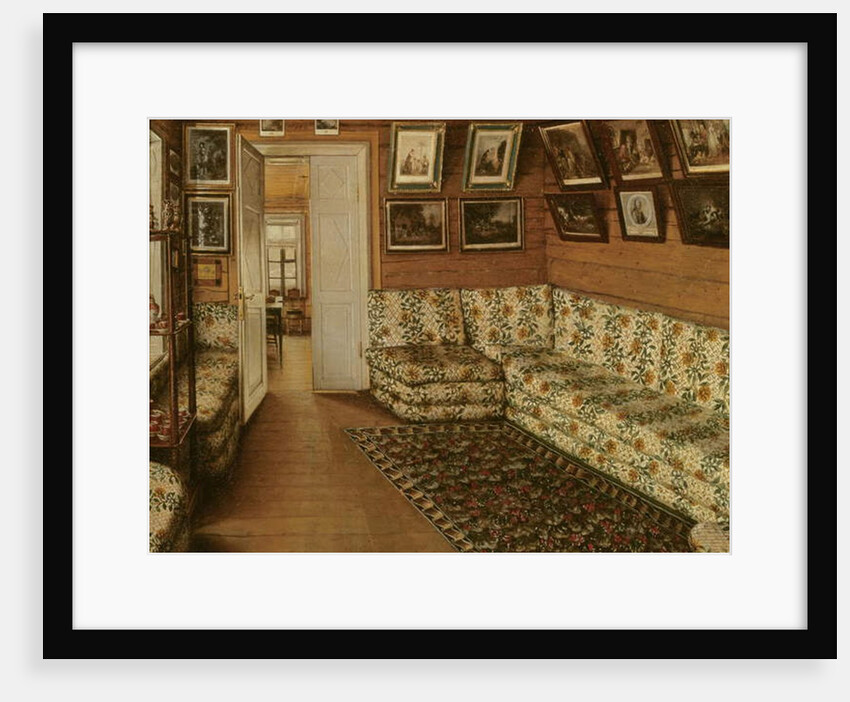 Reception room of a Manor house by Grigori Vasilievich Soroka