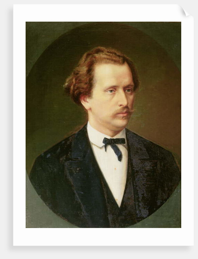 Portrait of Nikolay Rubinstein c.1870 by Sergei Ivanovich Gribkov