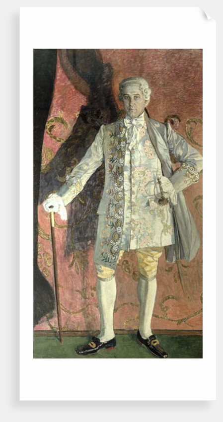 Portrait of Dmitry Smirnov as Chevalier des Grieux in Jules Massenet's opera 'Manon', 1909 by Aleksandr Jakovlevic Golovin