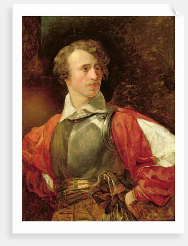 Portrait of Vladimir Samoylov as Hamlet by Karl Pavlovich Bryullov
