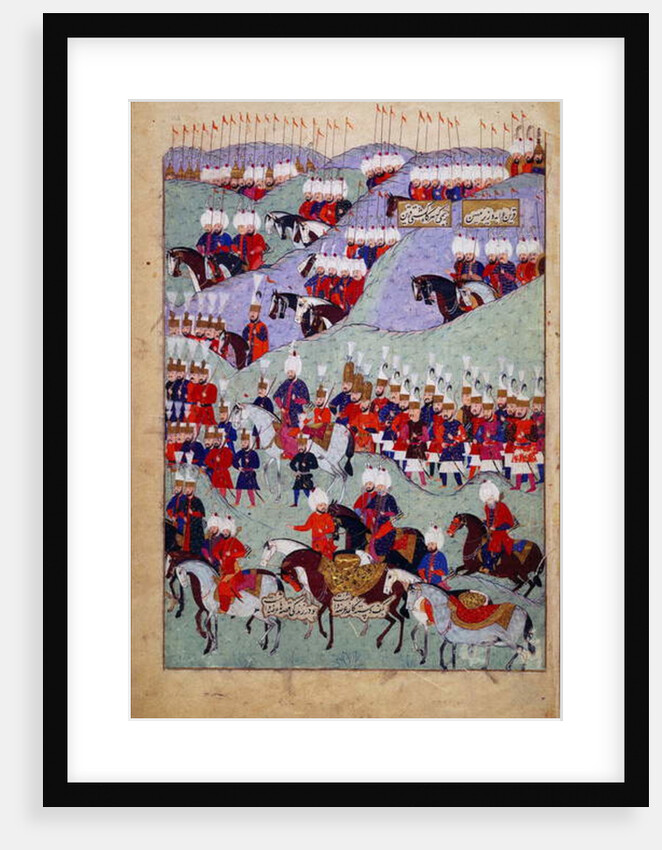 Funeral of Sultan Suleyman the Magnificent, History of Sultan Suleyman, Istanbul, Turkey, 1579 by Jean Baptiste Vanmour