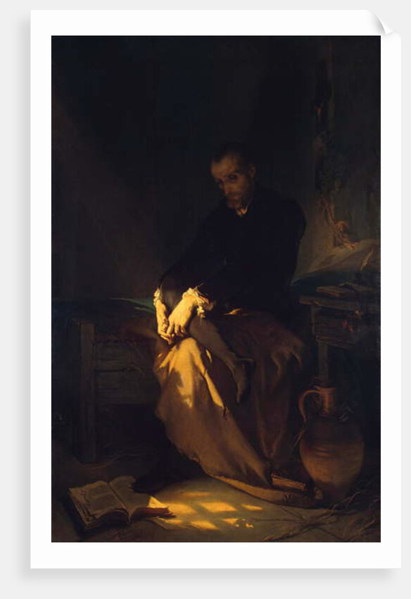 Tasso in Prison, 1853 by Louis Gallait