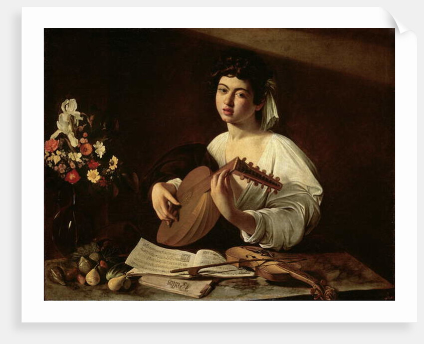 The Lute Player, c.1595 by Michelangelo Merisi da Caravaggio