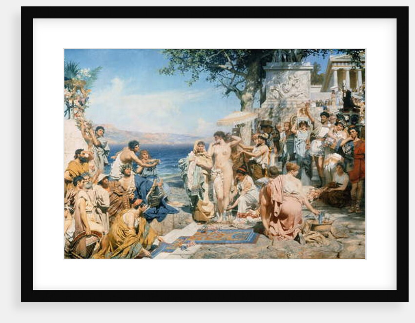 Phryne at the Festival of Poseidon in Eleusin by Henryk Siemieradzki